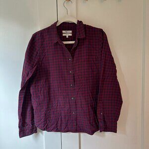 Madewell Plaid Button Up Shirt